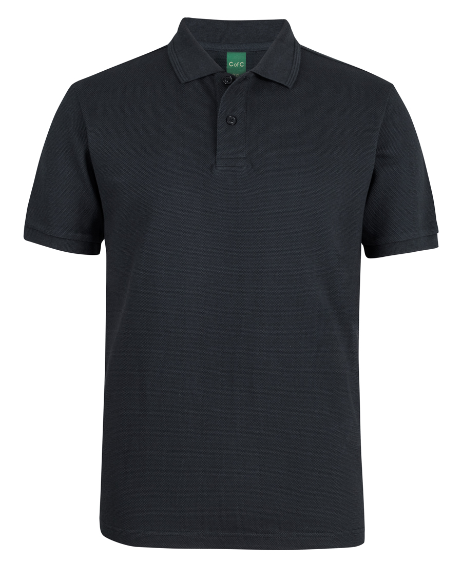 2PCS C of C 320G Popcorn Cotton Polo