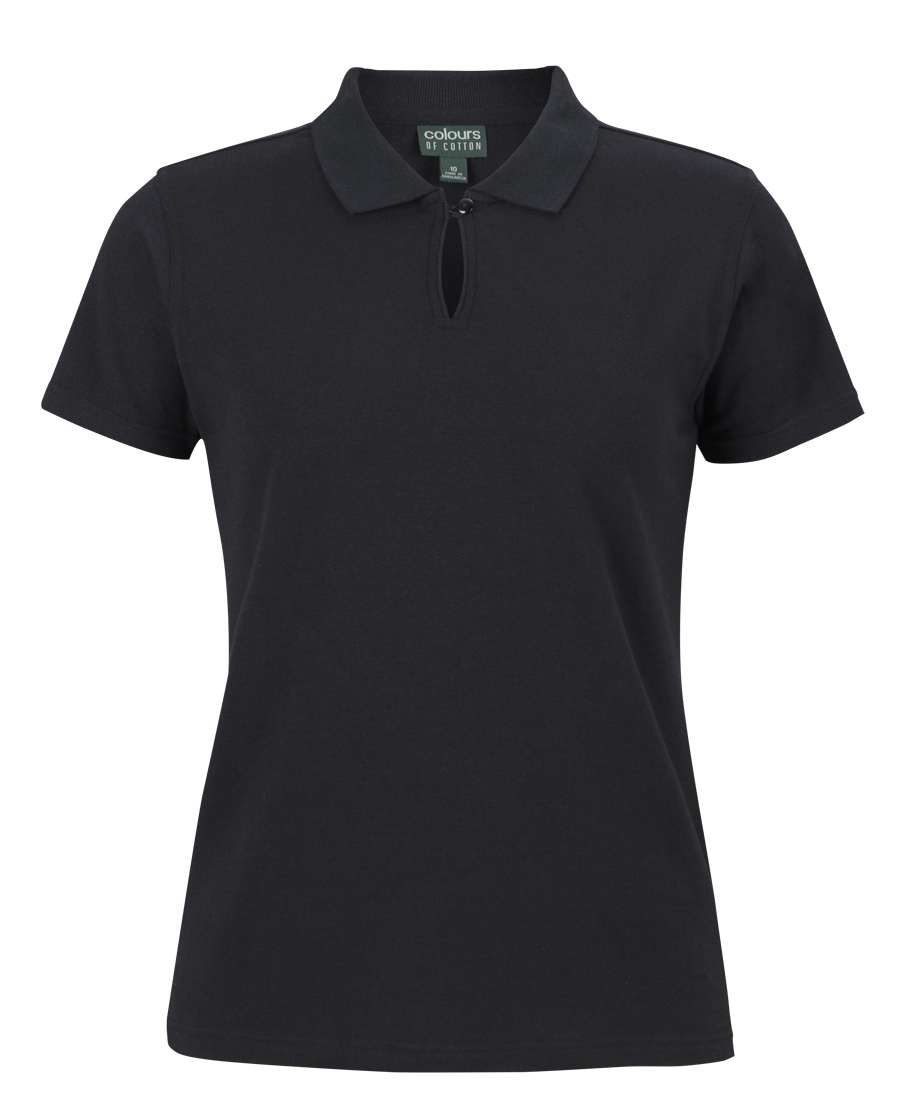 2STS1 C of C Ladies Cotton S/S Stretch Polo