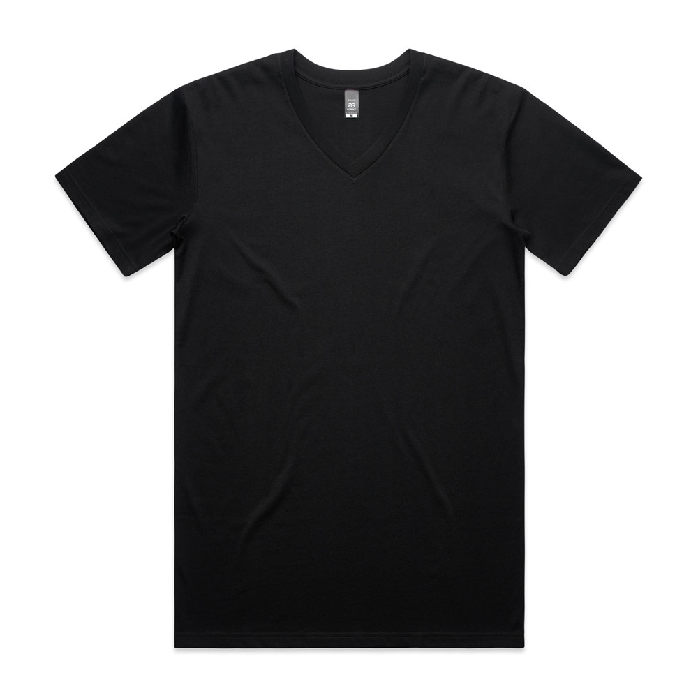 5001V AS Colour Staple V Neck Tee - Image 3