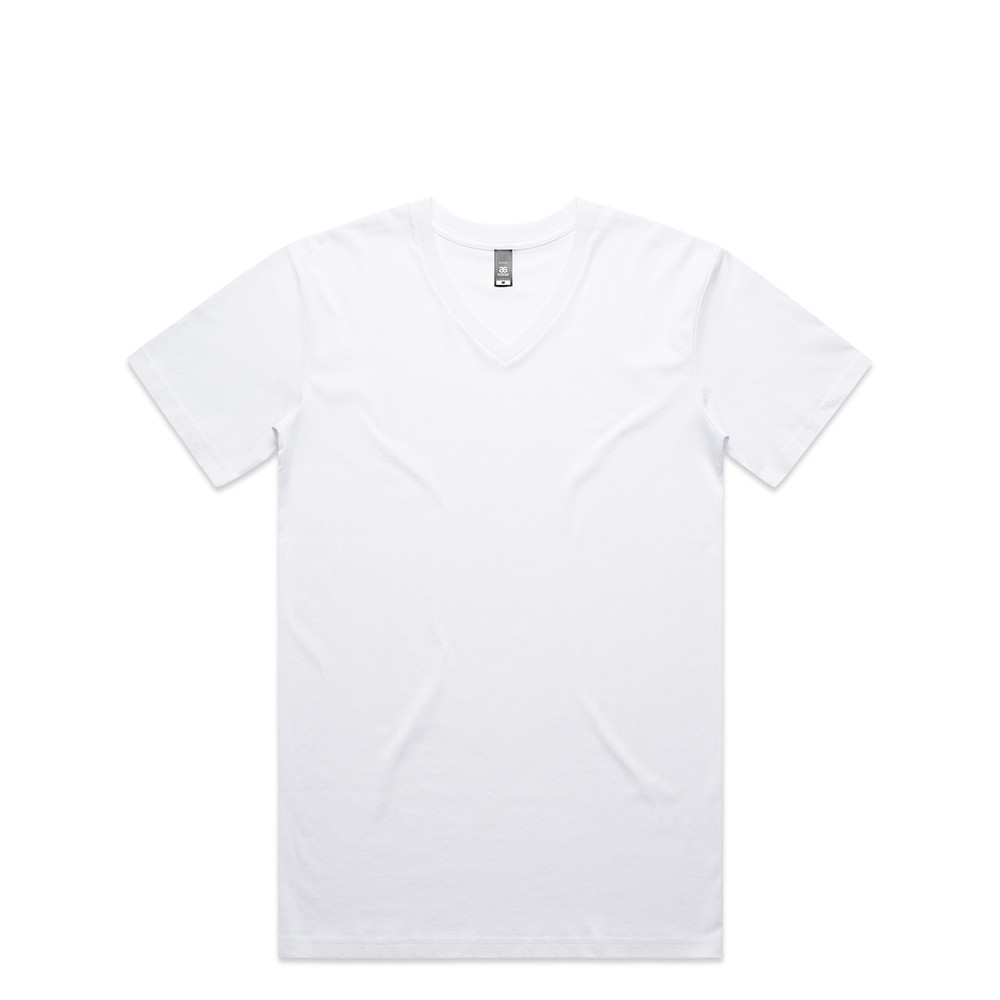 5001V AS Colour Staple V Neck Tee - Image 5