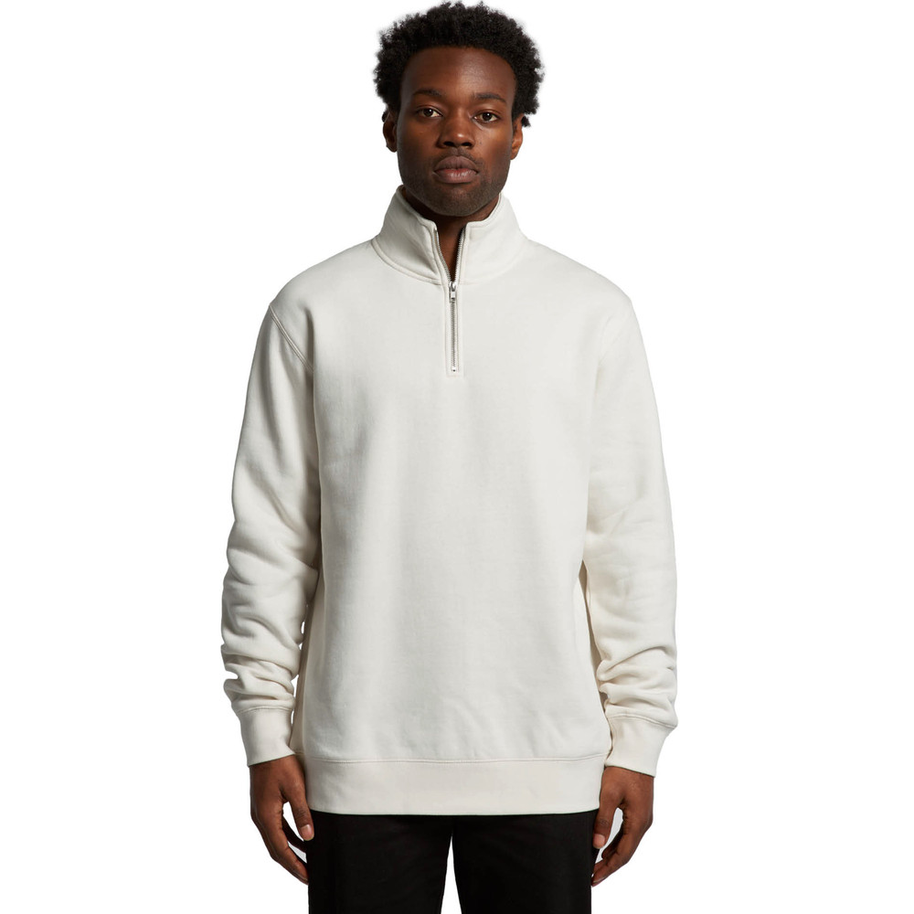 5125 AS Colour Stencil Half Zip Crew