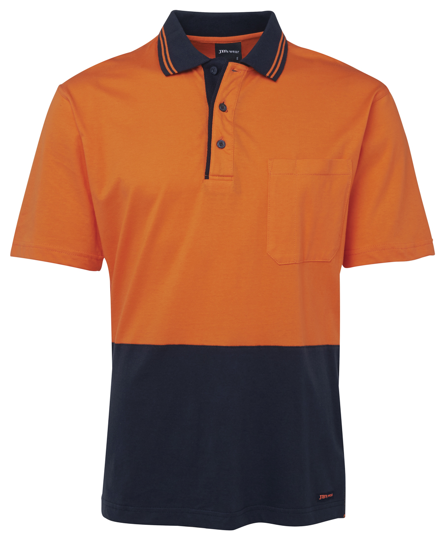 6CPHV JB's Hi Vis SS Cotton Polo - Image 4