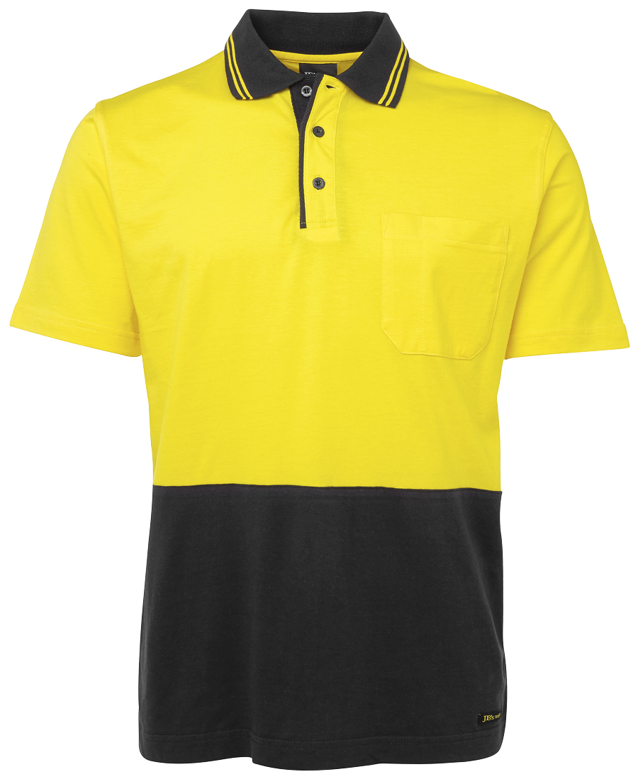 6CPHV JB's Hi Vis SS Cotton Polo