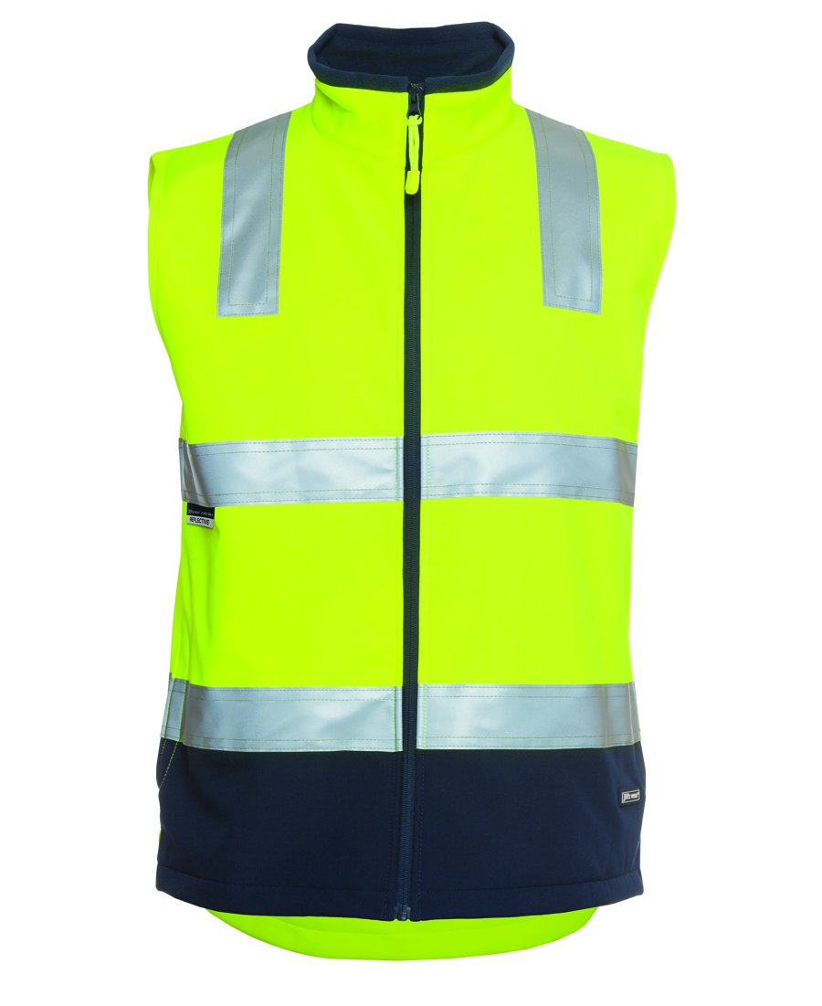 6D4LK JB's Hi Vis (D+N) 4602.1 Softshell Vest