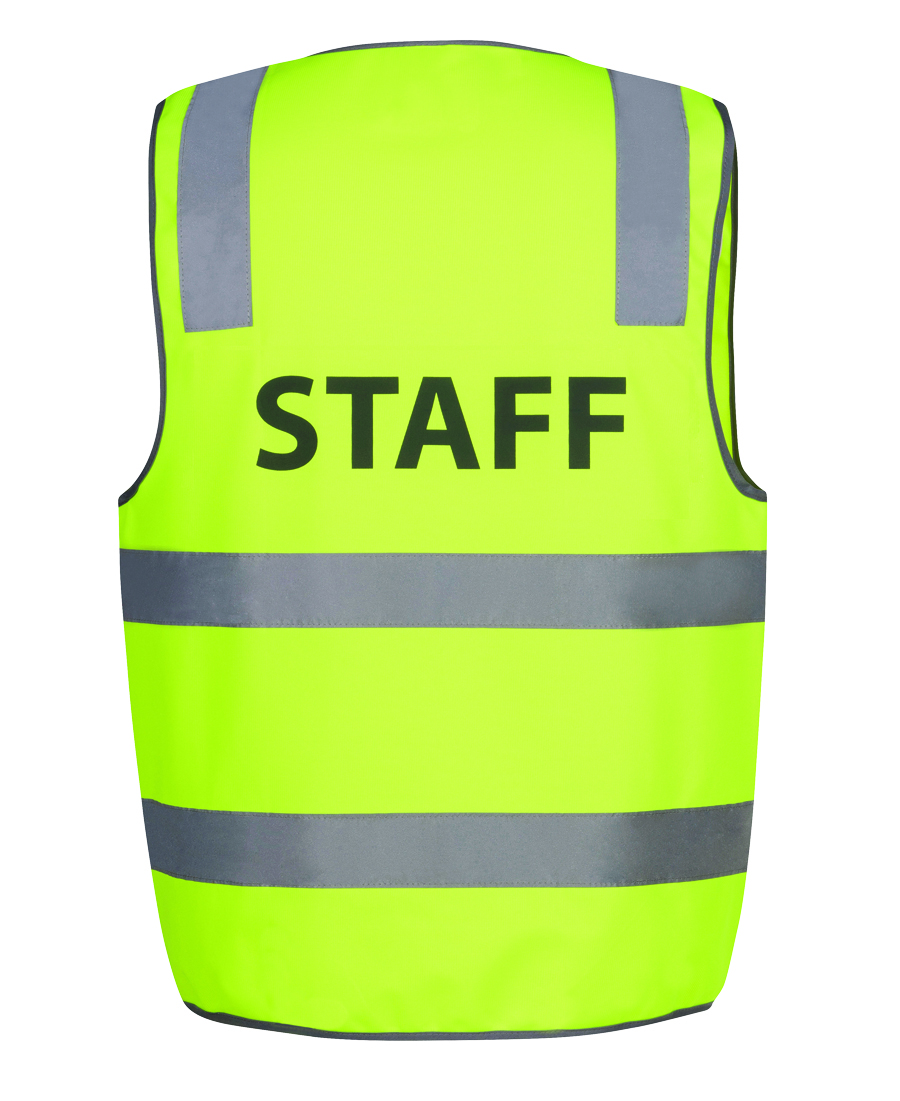6DNS6 JB's Hi Vis (D+N) Safety Vest Staff