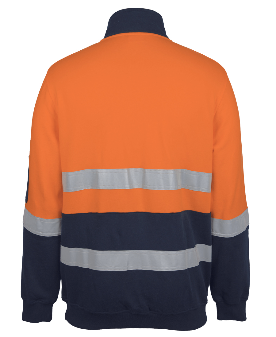 6DVFM JB's Hi Vis (D+N) 310 Cotton 1/2 Zip Fleece - Image 4
