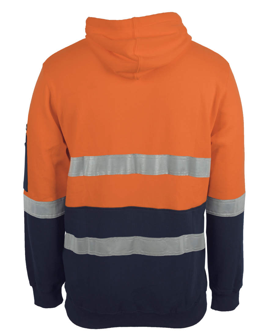 6DVPM JB's Hi Vis (D+N) 310 Cotton Pullover Fleece Hoodie - Image 3