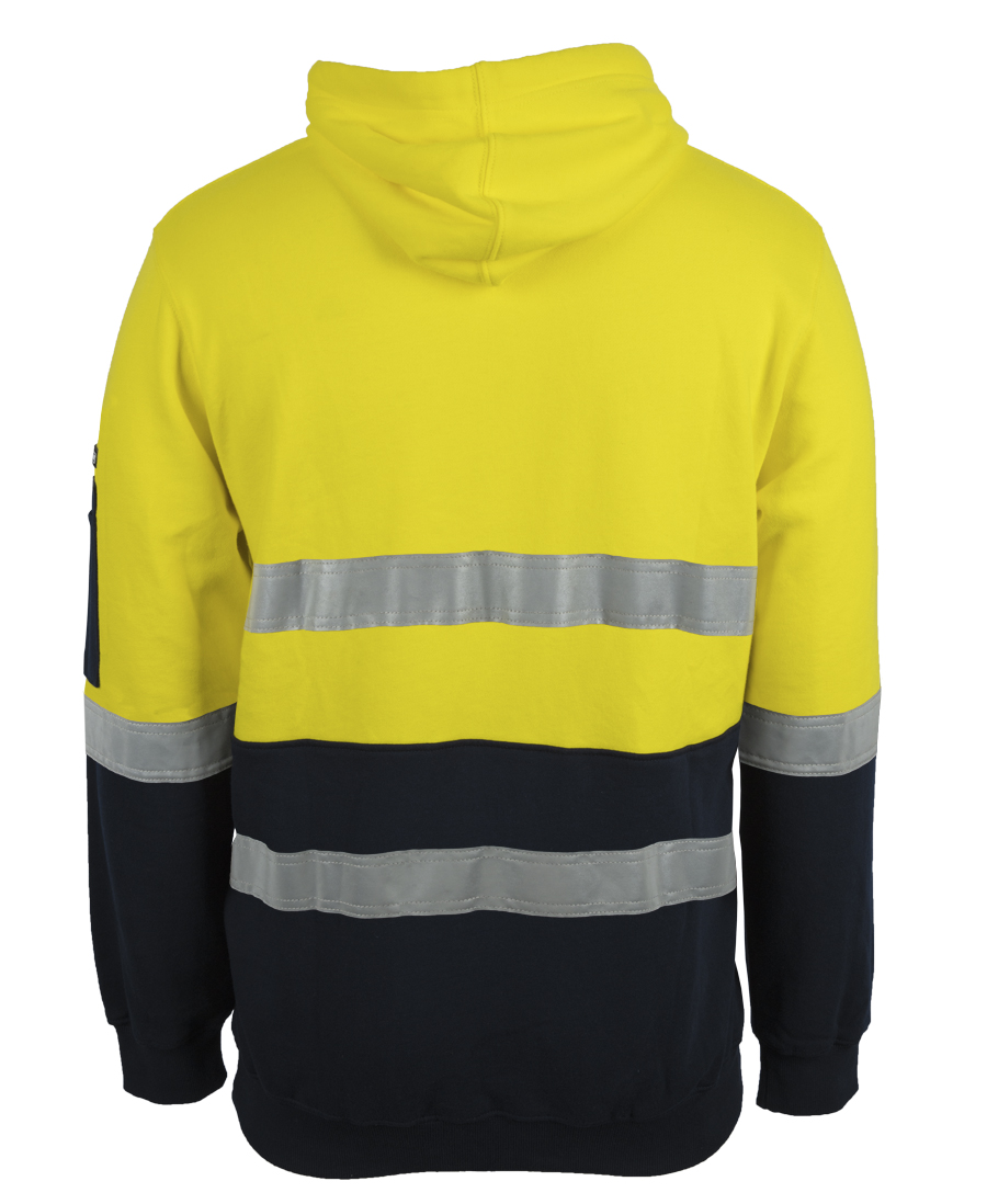 6DVPM JB's Hi Vis (D+N) 310 Cotton Pullover Fleece Hoodie - Image 5