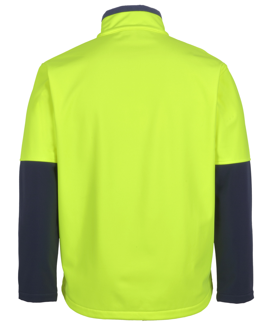 6HRJ JB's Hi Vis Water Resistant Softshell Jacket - Image 5