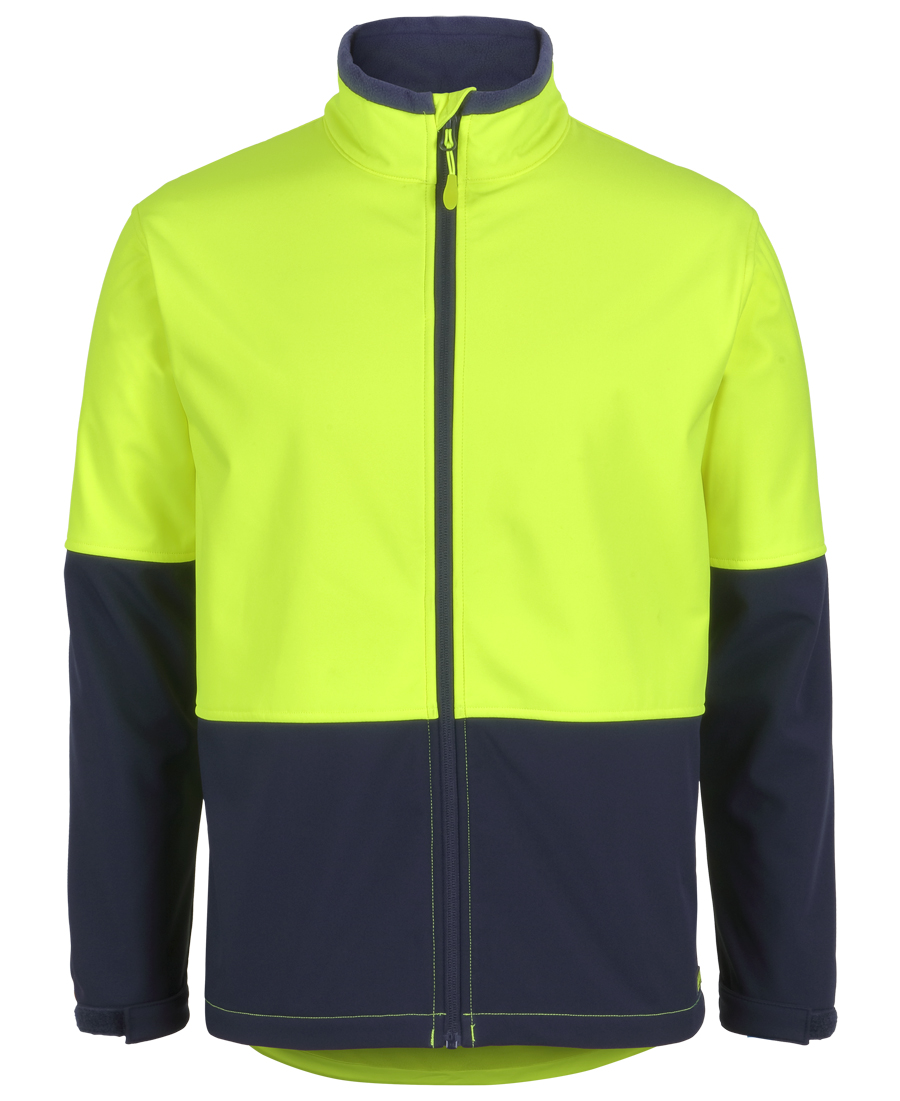6HRJ JB's Hi Vis Water Resistant Softshell Jacket - Image 4