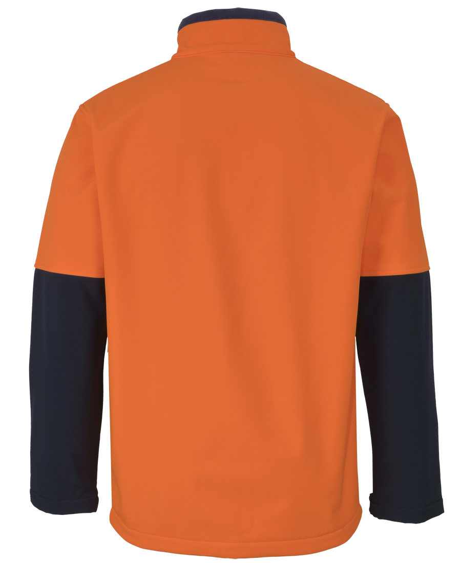 6HRJ JB's Hi Vis Water Resistant Softshell Jacket - Image 3
