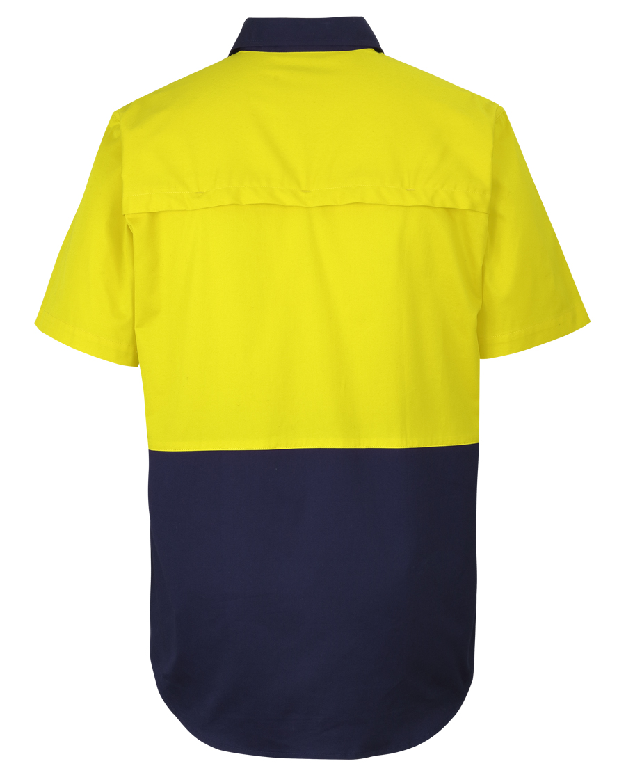 6HVCW JB's Hi Vis Close Front SS 150G Work Shirt - Image 5