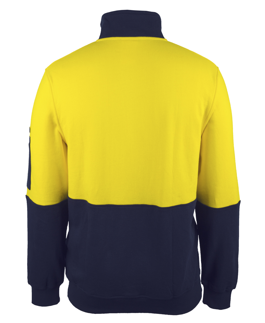 6HVFM JB's Hi Vis 310 Cotton 1/2 Zip Fleece - Image 5