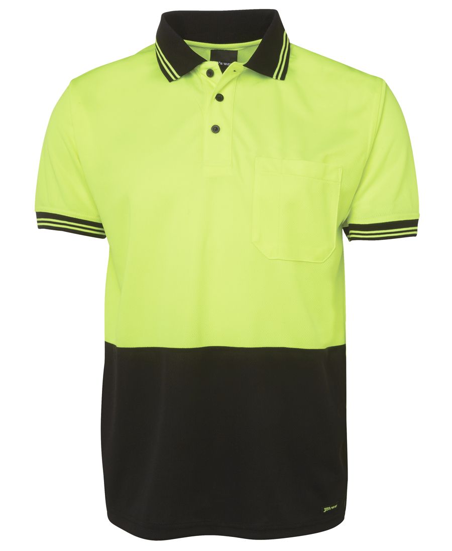 6HVPS JB's Hi Vis SS Traditional Polo