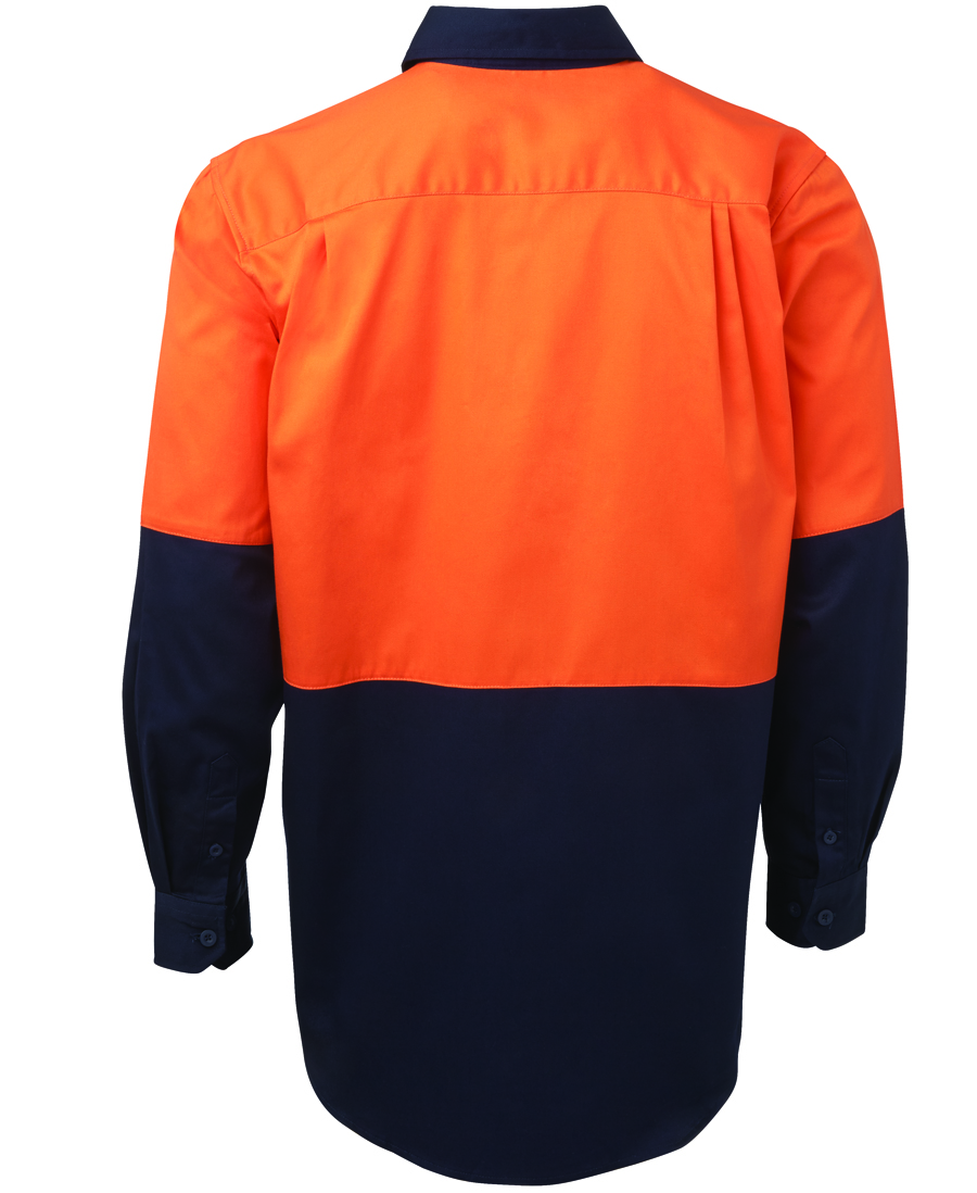 6HWL JB's Hi Vis LS 190G Shirt - Image 3