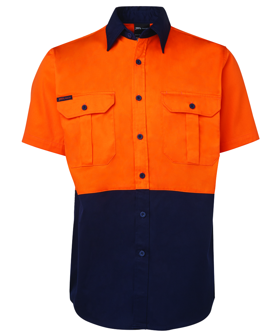 6HWS JB's Hi Vis SS 190G Shirt - Image 2