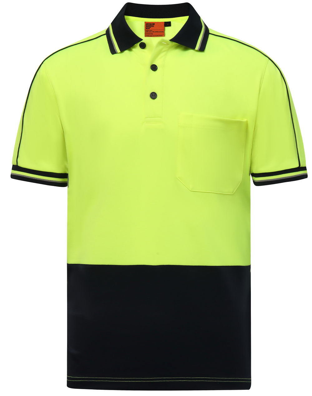 SW89 Hi-Vis Sustainable Cool-Breeze Safety SS Polo - Image 4