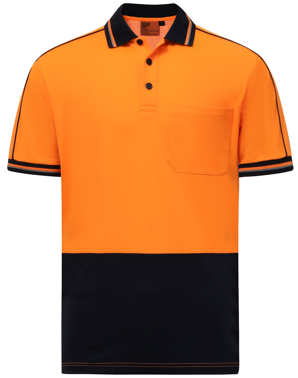 SW89 Hi-Vis Sustainable Cool-Breeze Safety SS Polo - Image 6