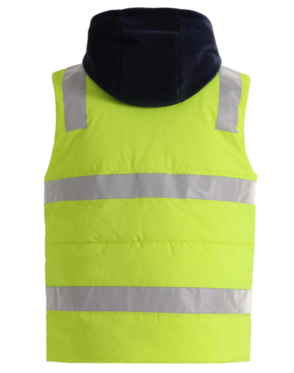 SW93 Unisex Hi-Vis Hooded Puffer Vest - Image 4