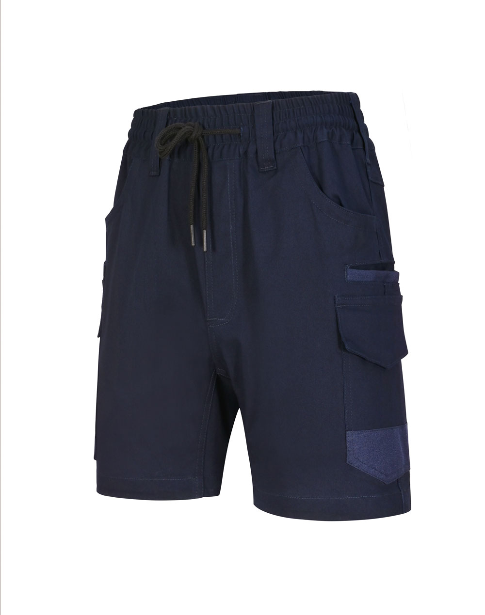 WP29 Unisex Cotton Stretch Drill Cuffed Work Shorts - Image 2