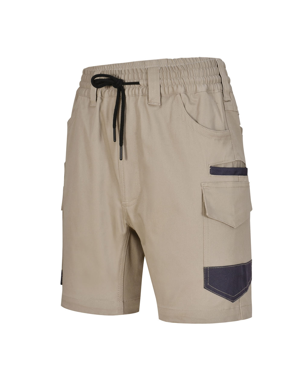 WP29 Unisex Cotton Stretch Drill Cuffed Work Shorts - Image 4