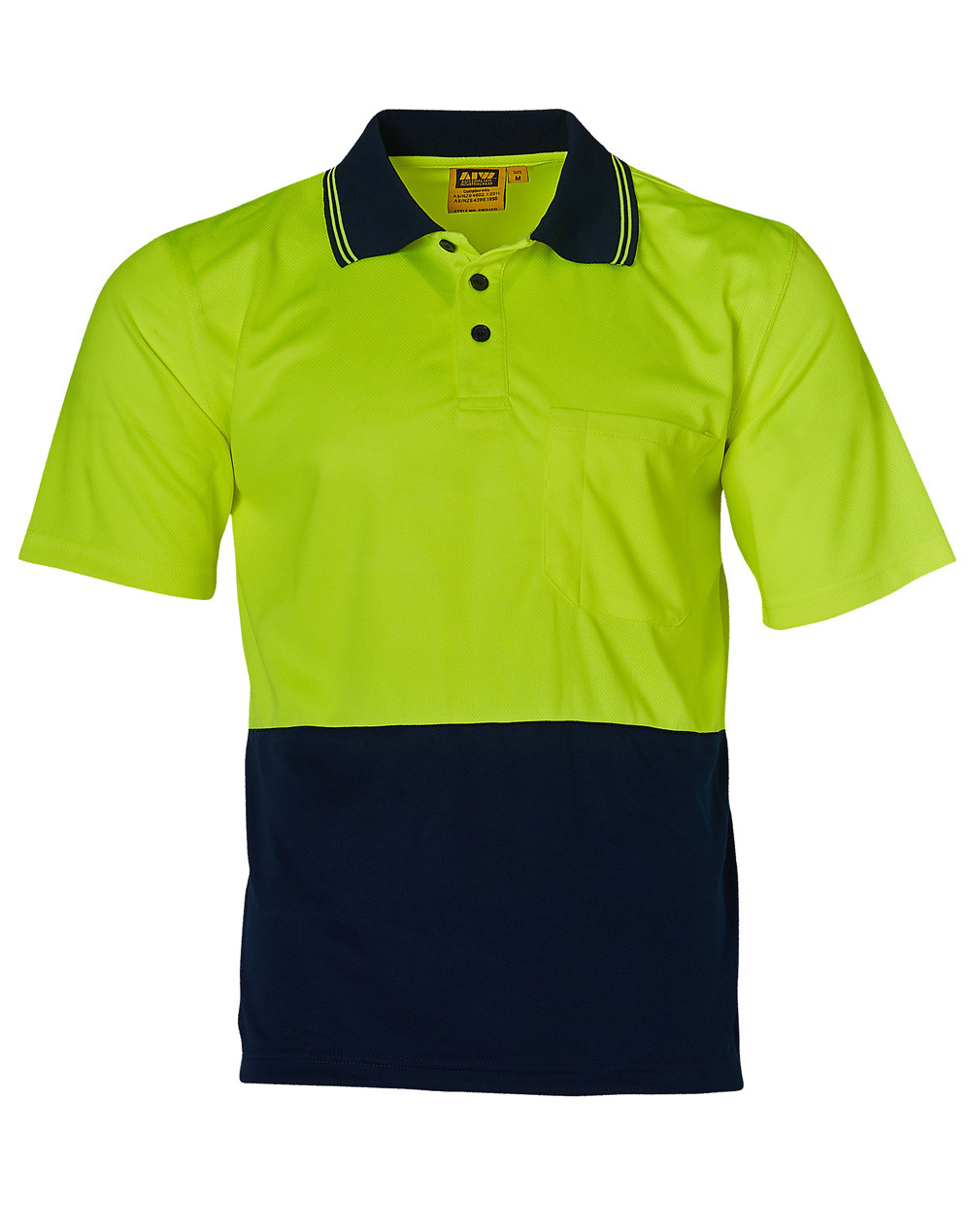 SW01CD Hi Vis Short Sleeve Cooldry Safety Polo - Image 3