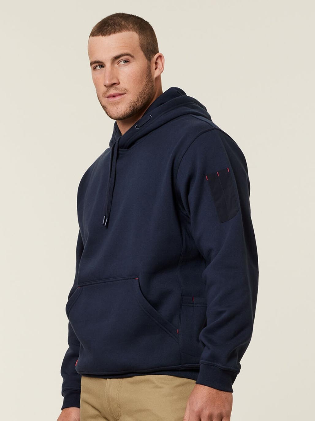 Y19326 Brushed Fleece Workwear Hoodie - Image 2