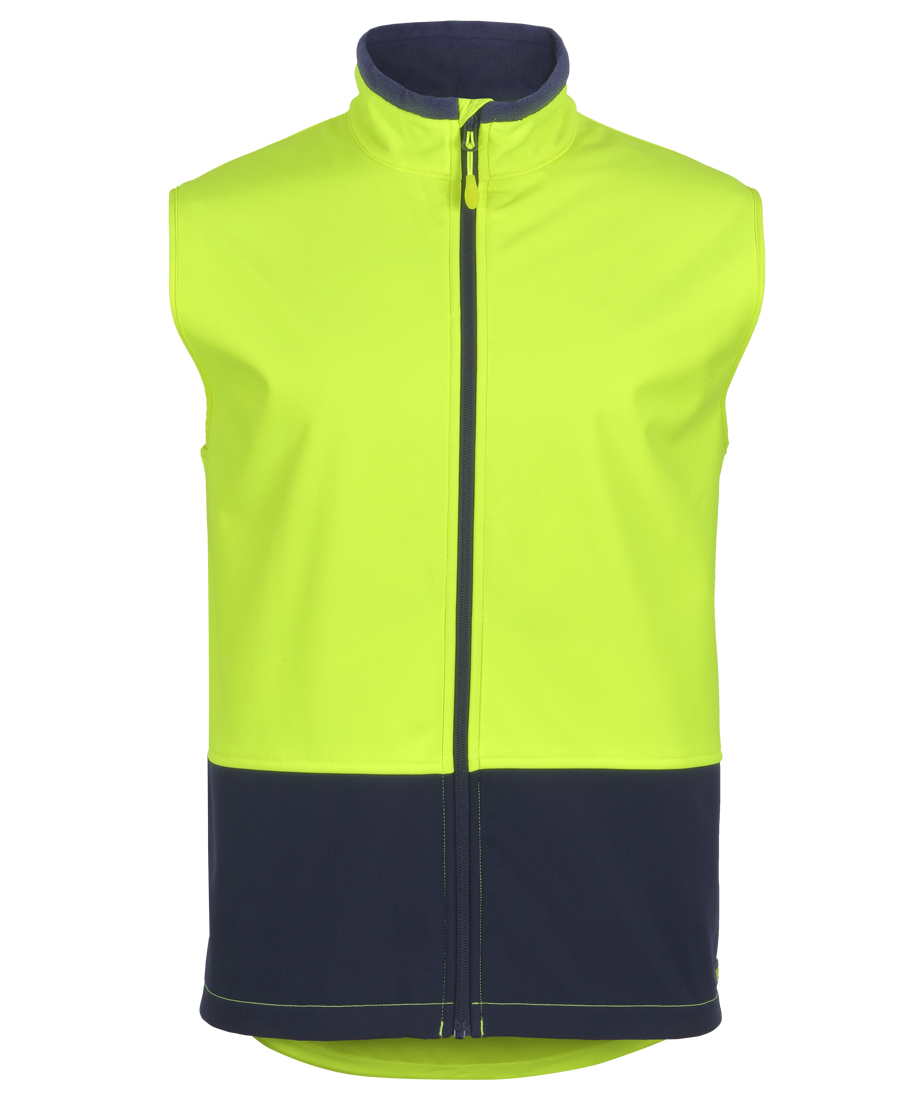 6HWV JB's Hi Vis Three Layer Softshell Vest