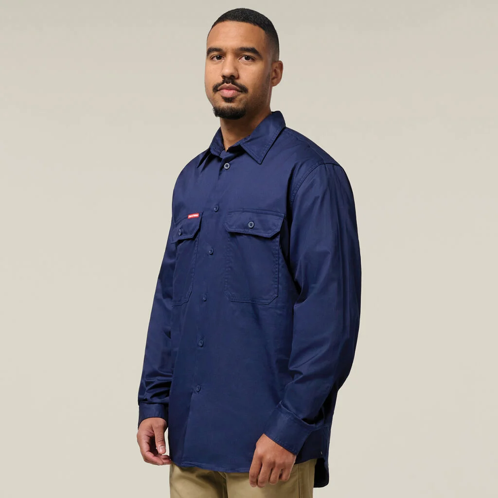 Y04630 Core Long Sleeve Lightweight Vented Cotton Shirt