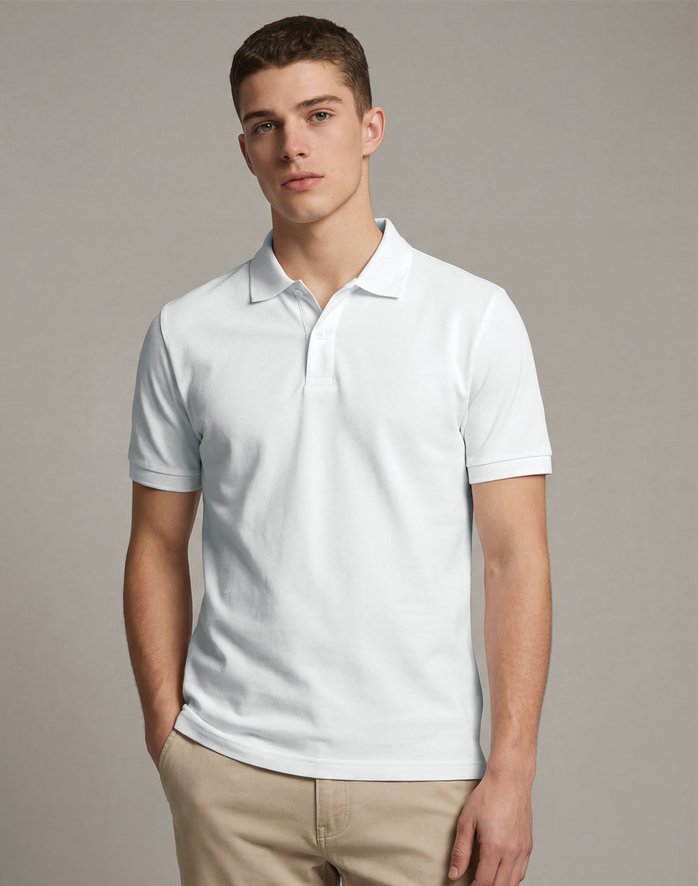 PS71 Men's Ultrafine Cotton Pique Polo